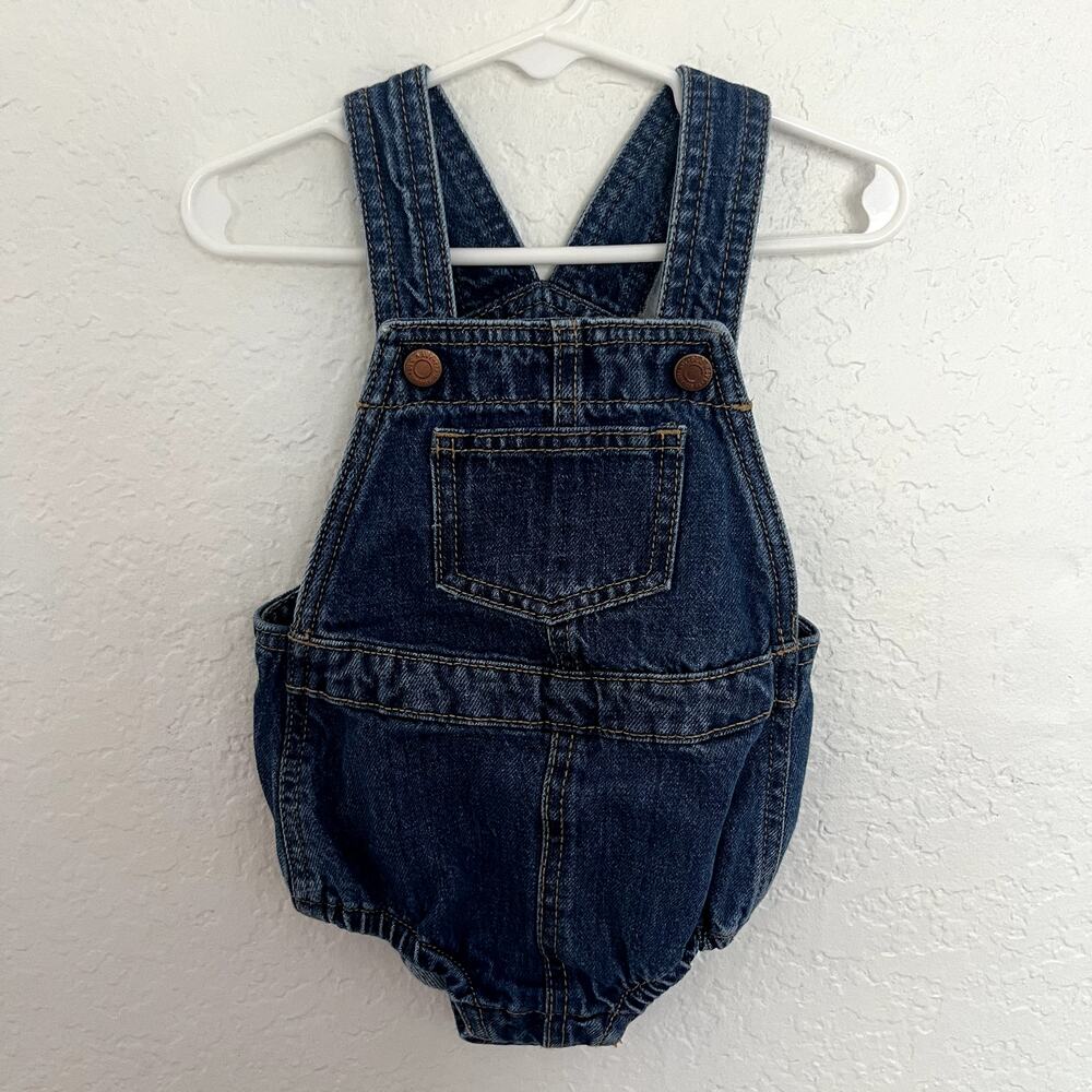 Old Navy Denim Bubble Romper 6-12m